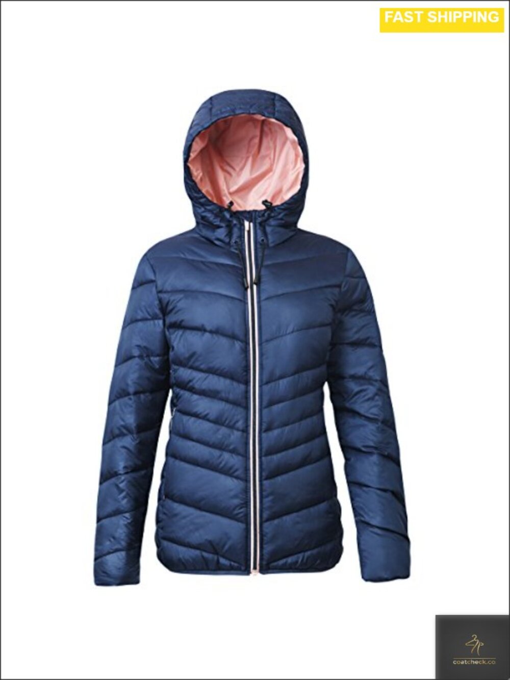 Lightweight Water-Resistant Hooded Puffer Jacket Insulated Winter Coat